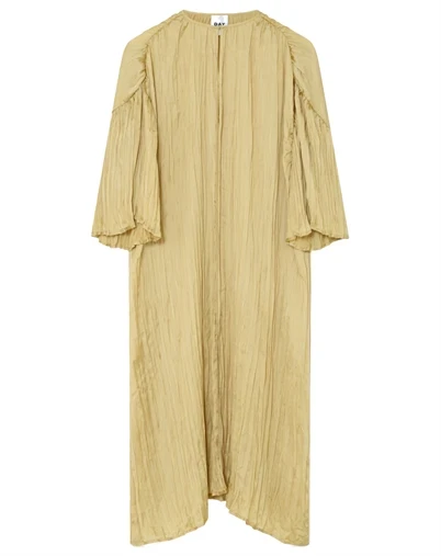Day Birger et Mikkelsen - Aruna Crinkled Surface Kjole - Straw